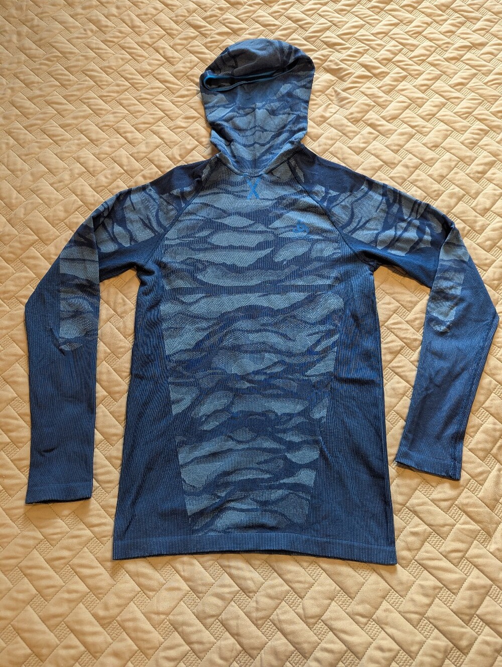Odlo Blackcomb Evolution Warm Long Sleeve Base Layer With Facemask